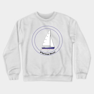 Flying Scot sailboat Crewneck Sweatshirt